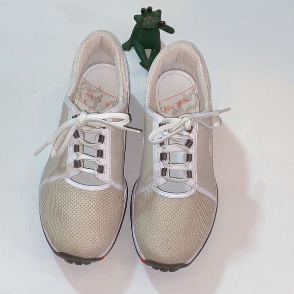 Nike Air Summer Lite Golf Cleats 317620-216 Cream and White Athletic Shoes Sz, 9 - Picture 3 of 6